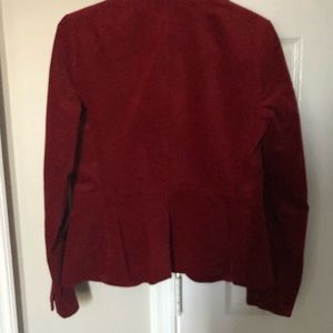 Talbots Jackets & Coats - Red velvet blazer Talbots Jackets & Coats - Red velvet blazer